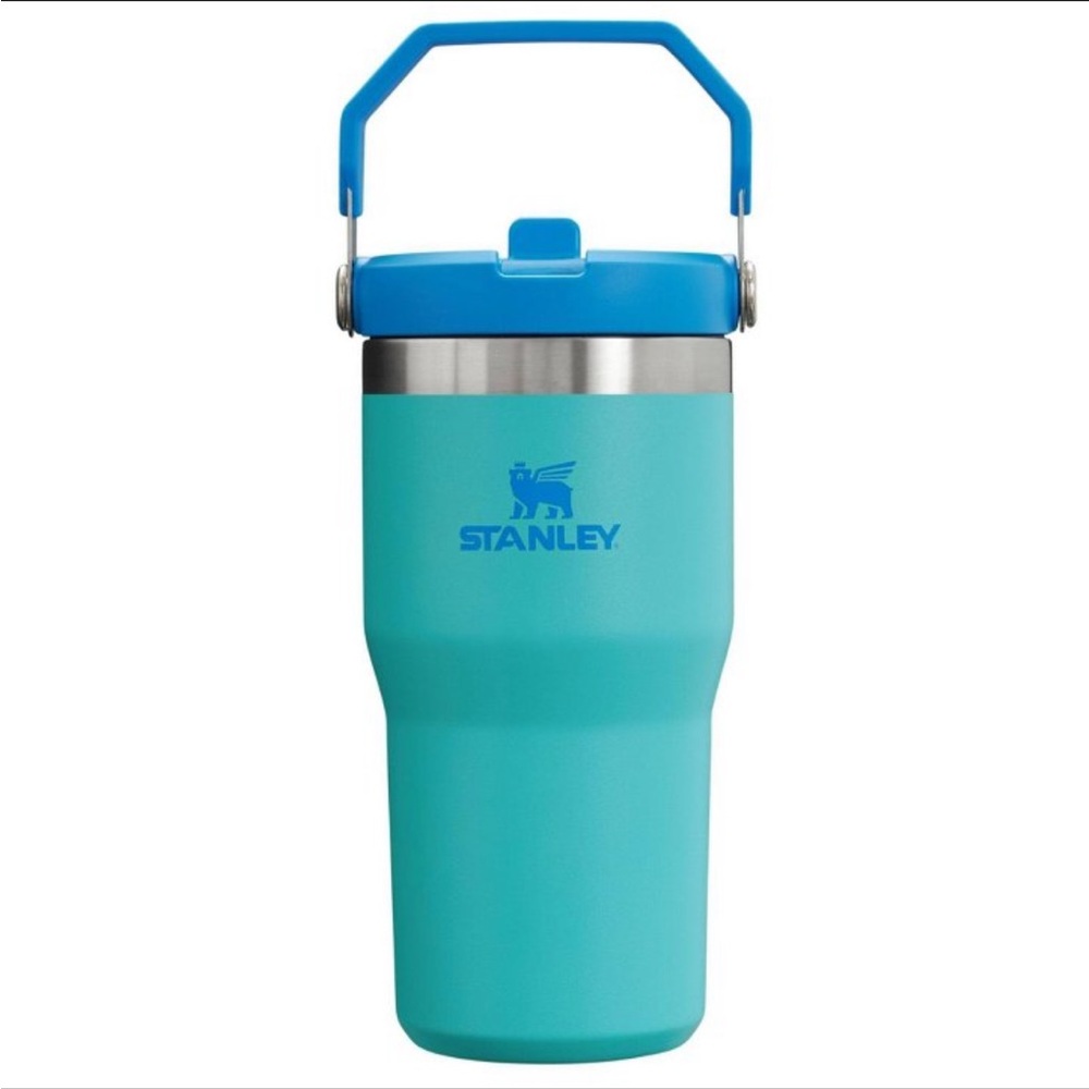 Stanley Stainless Steel 20 oz Flip Straw Tumbler Aquamarine